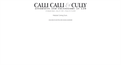 Desktop Screenshot of callilaw.com